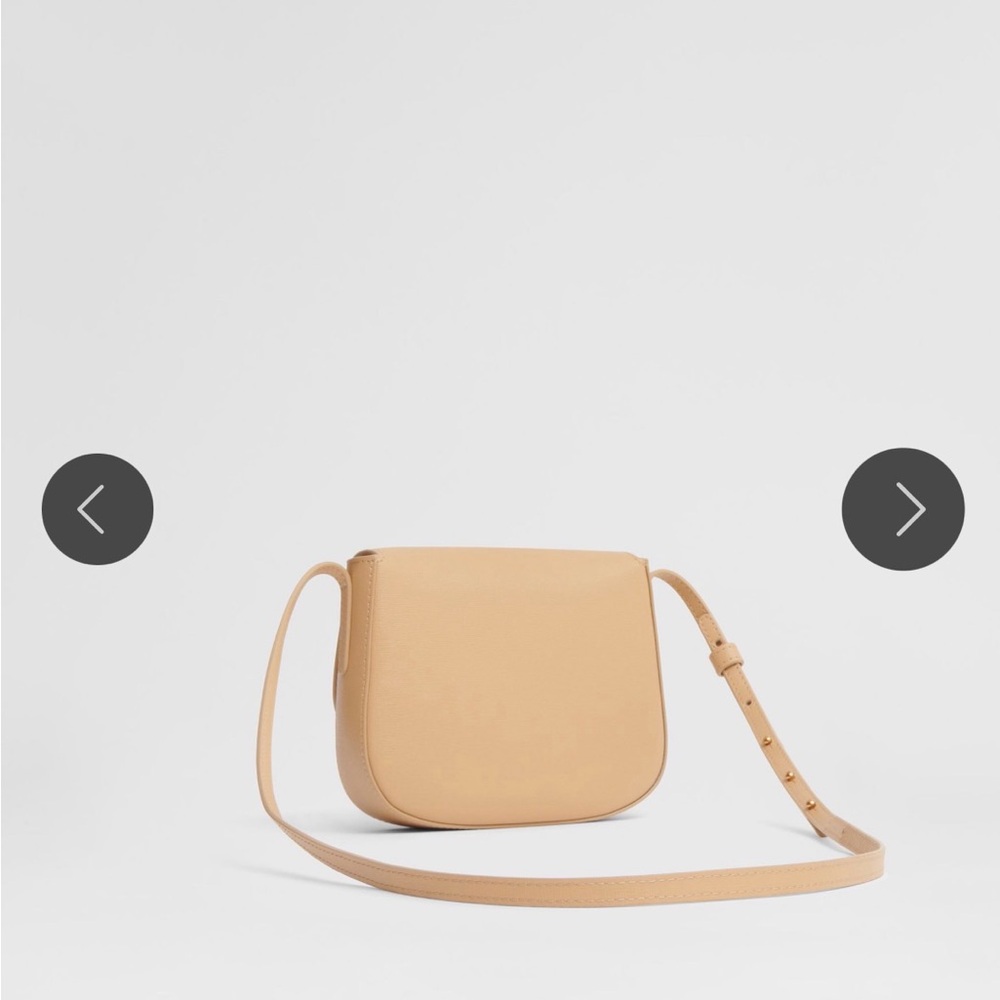 NWOT Mansur Gavriel Mini Classic Leather Saddle Crossbody Bag - Picture 5 of 10
